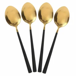 Ménagère noir/doré - 16 pièces