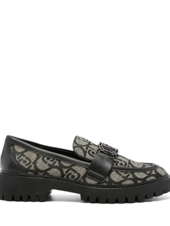 Mocassins Cora noir/beige