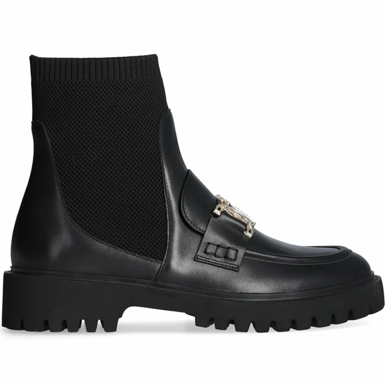 Mocassins Cora en Cuir noirs - Talon 4.5 cm