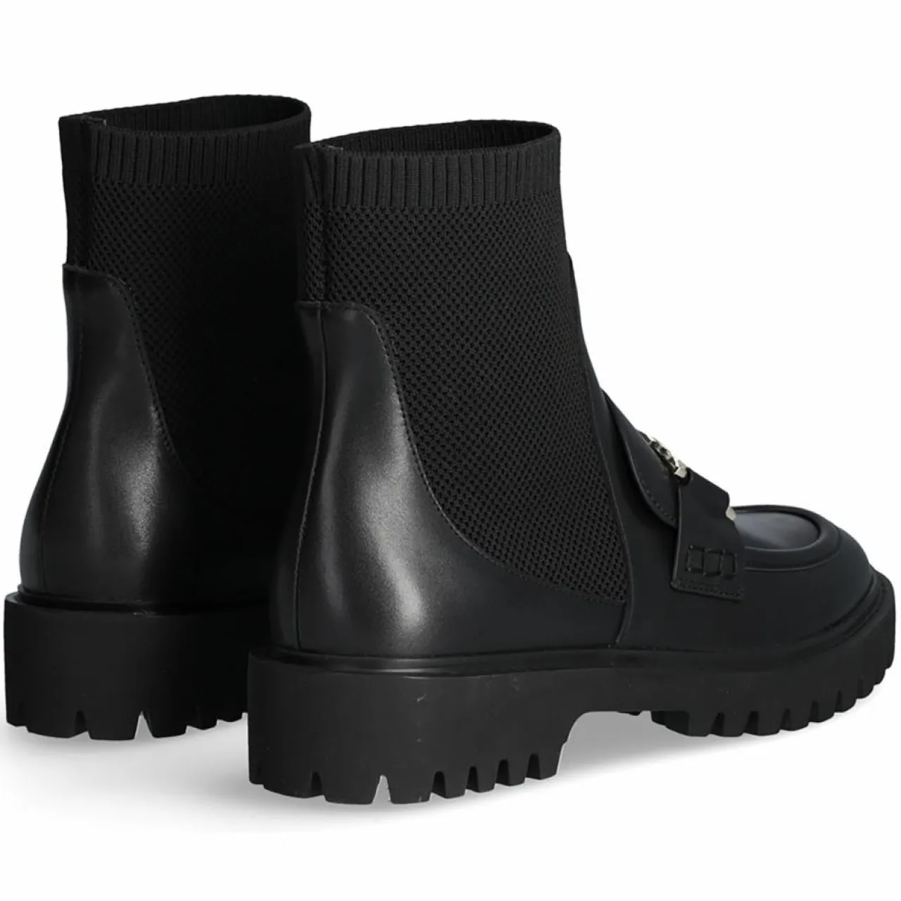 Mocassins Cora en Cuir noirs - Talon 4.5 cm