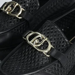 Mocassins en Cuir Cora noirs