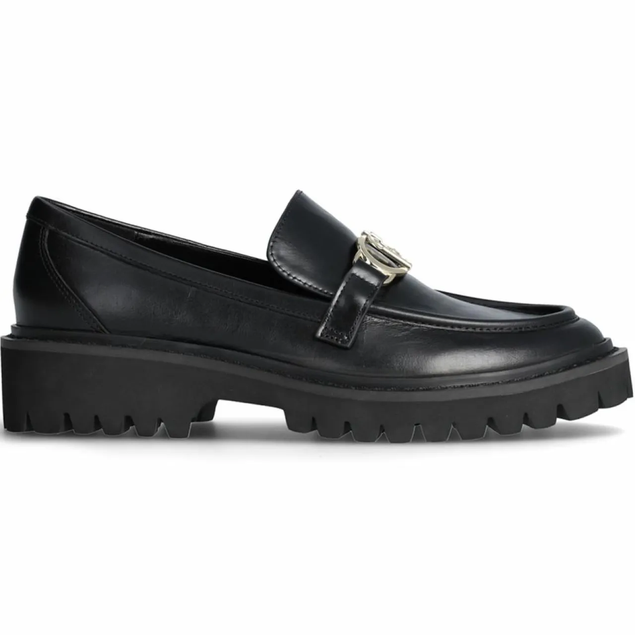 Mocassins en Cuir Cora noirs