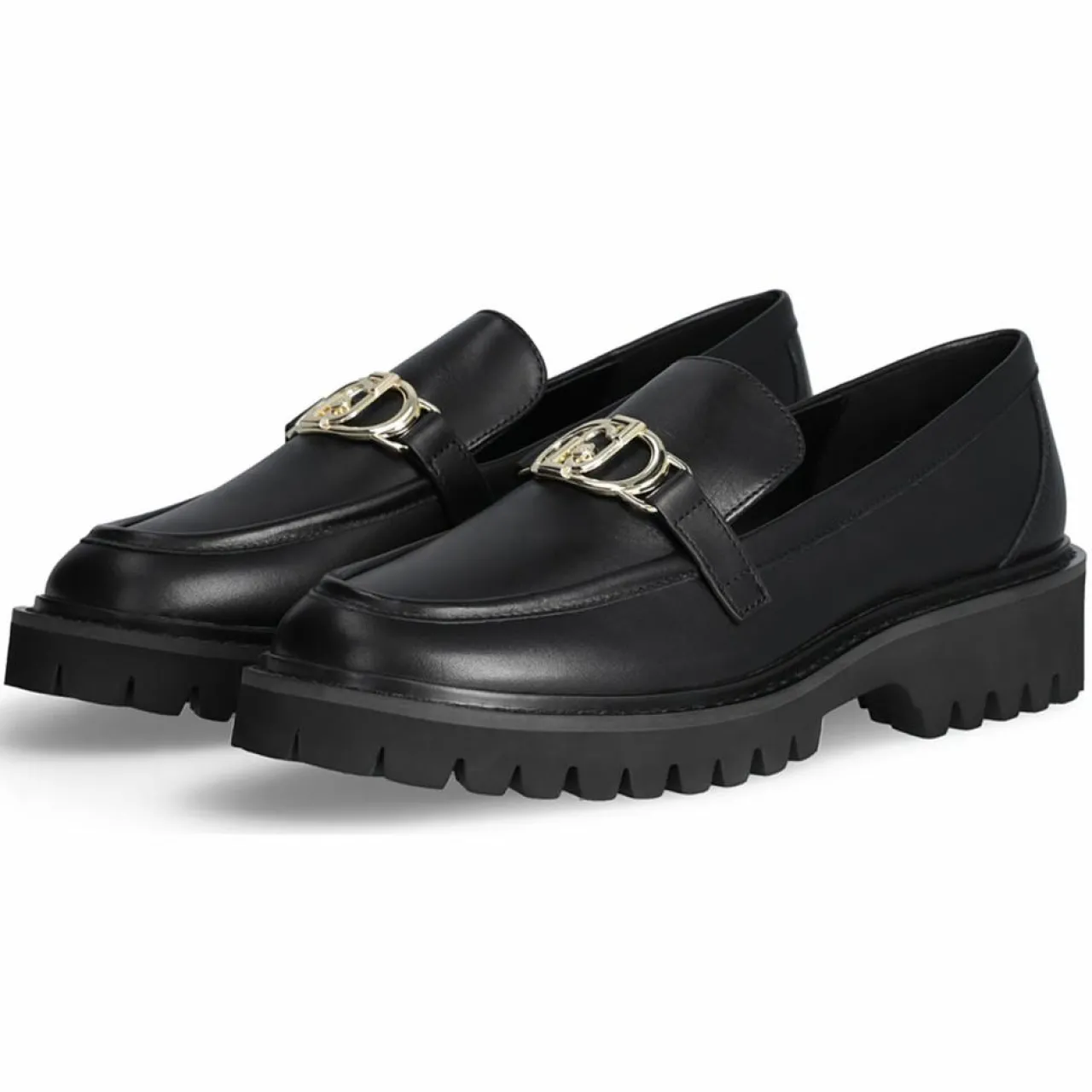 Mocassins en Cuir Cora noirs