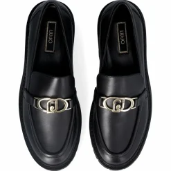 Mocassins en Cuir Cora noirs