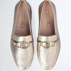 Mocassins en Cuir Emel dorés