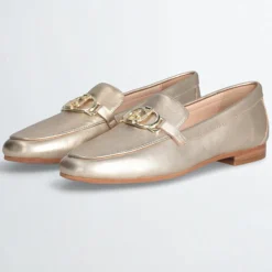 Mocassins en Cuir Emel dorés