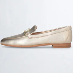 Mocassins en Cuir Emel dorés