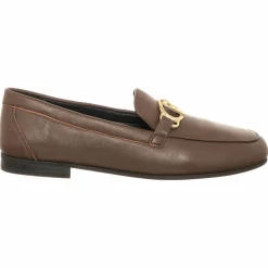 Mocassins en Cuir Emel marron foncé