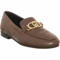 Mocassins en Cuir Emel marron foncé