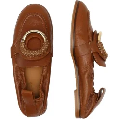 Mocassins en Cuir Hana marron