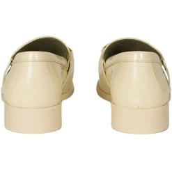 Mocassins en Cuir Monsieur écrus