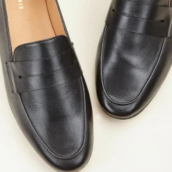 Mocassins en Cuir Viveca noirs