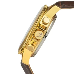 Montre Automatique Homme en Cuir Threeway marron