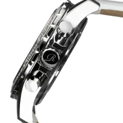 Montre automatique Femme en Cuir Romantica blanche