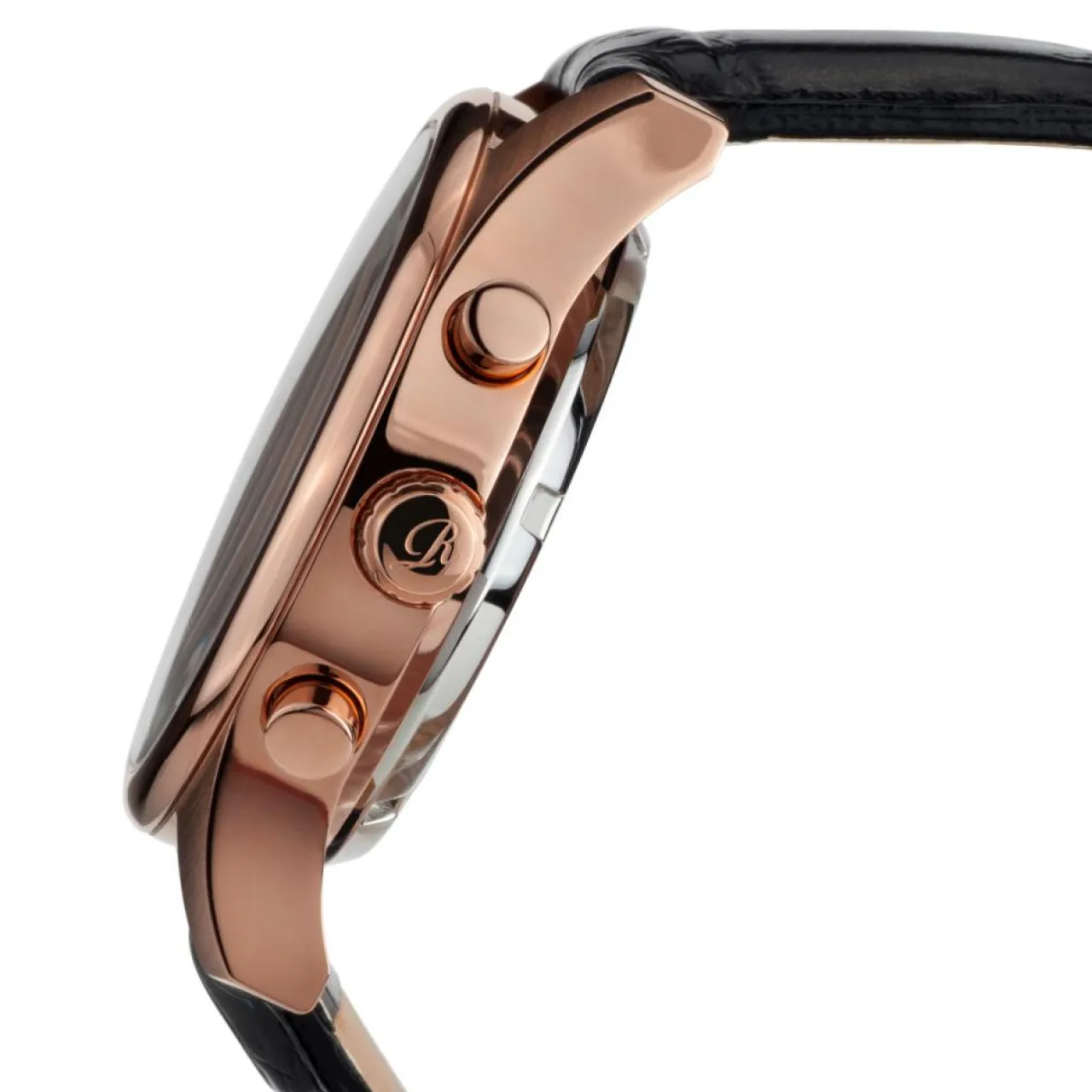 Montre automatique Homme en Cuir Athen noire