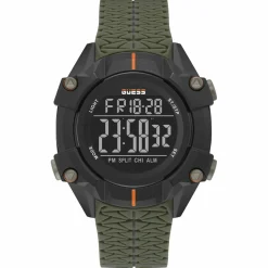 Montre Chronographe Homme Rex en Silicone verte