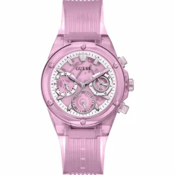 Montre Femme Athena en Silicone rose