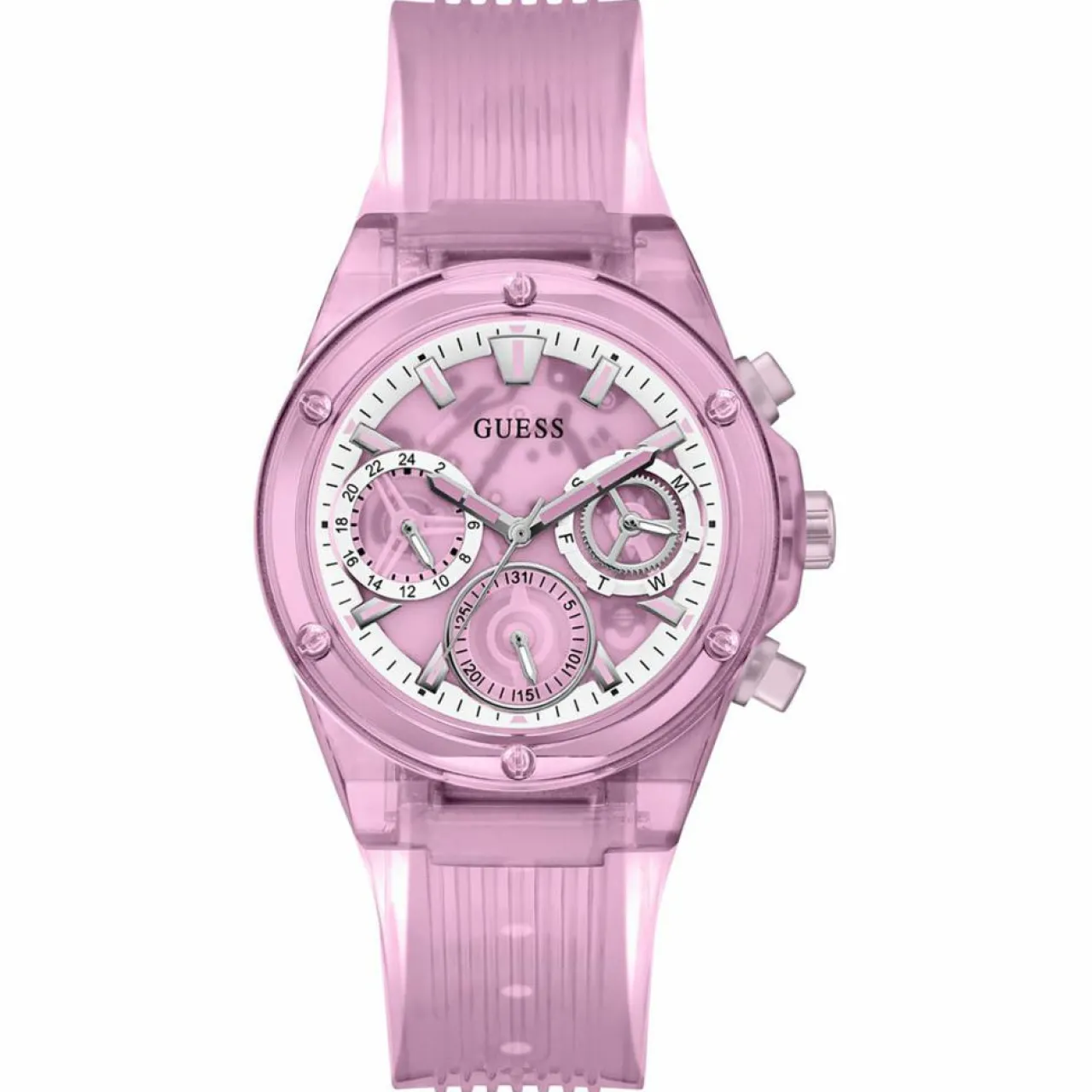 Montre Femme Athena en Silicone rose