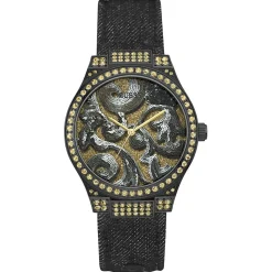 Montre Femme Baroque en Tissu noire