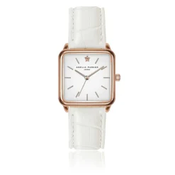 Montre Femme Bay en Cuir blanche
