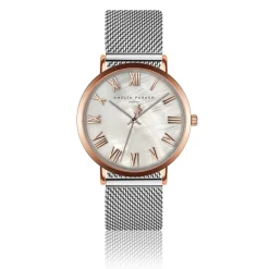 Montre Femme Classique en Acier argentée