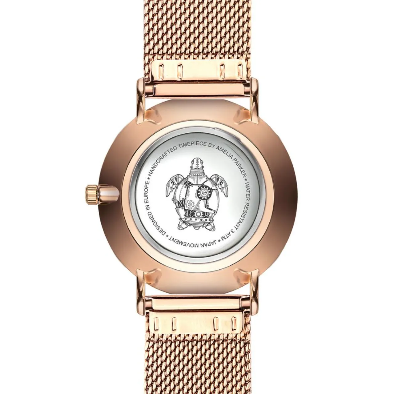 Montre Femme Coral en Acier rose doré