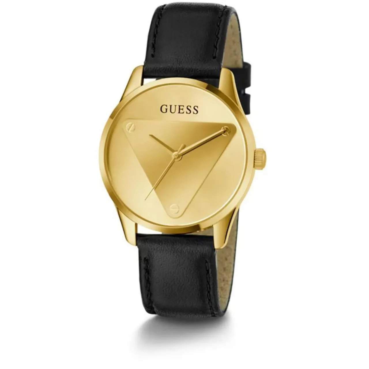Montre Femme Emblem en Cuir noire