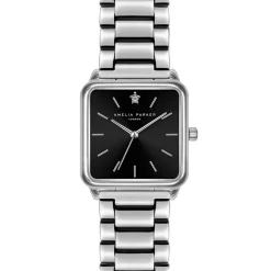 Montre Femme en Acier Night Voyage argentée