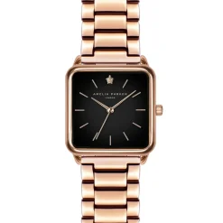 Montre Femme en Acier Night Plaza rose doré