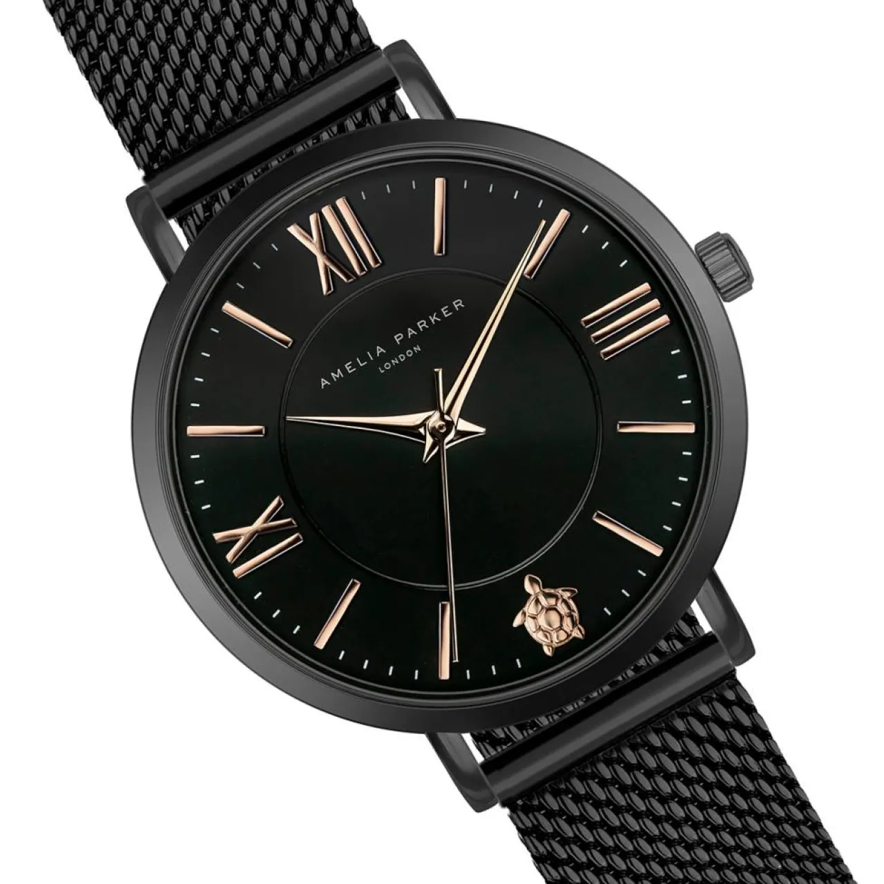 Montre Femme en Acier Petite noire
