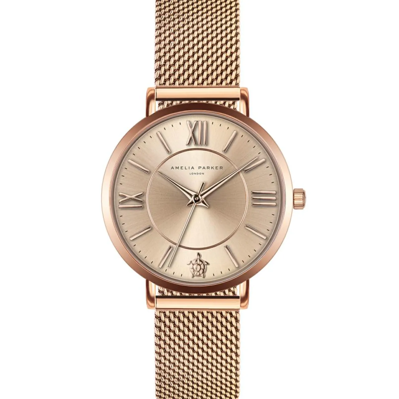 Montre Femme en Acier Petite rose doré
