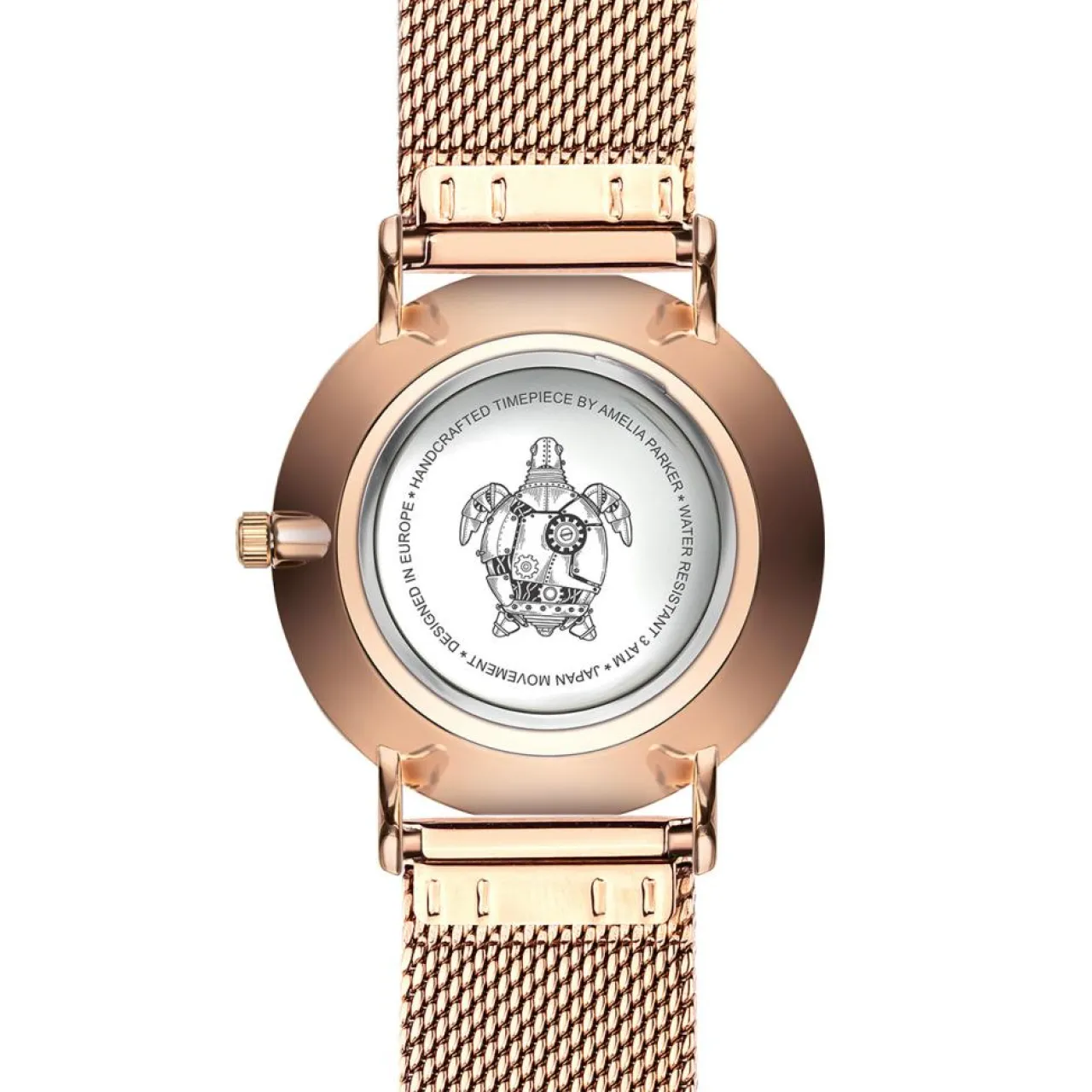 Montre Femme en Acier Petite rose doré