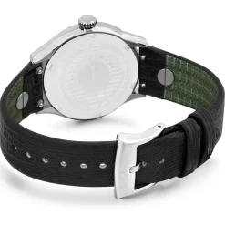 Montre Femme en Cuir & cristaux Swarovski Adria noire