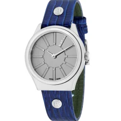 Montre Femme en Cuir & cristaux Swarovski Adria bleue