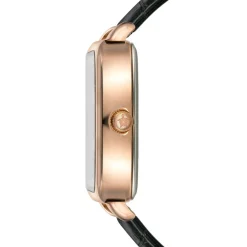 Montre Femme en Cuir Night Plaza noire