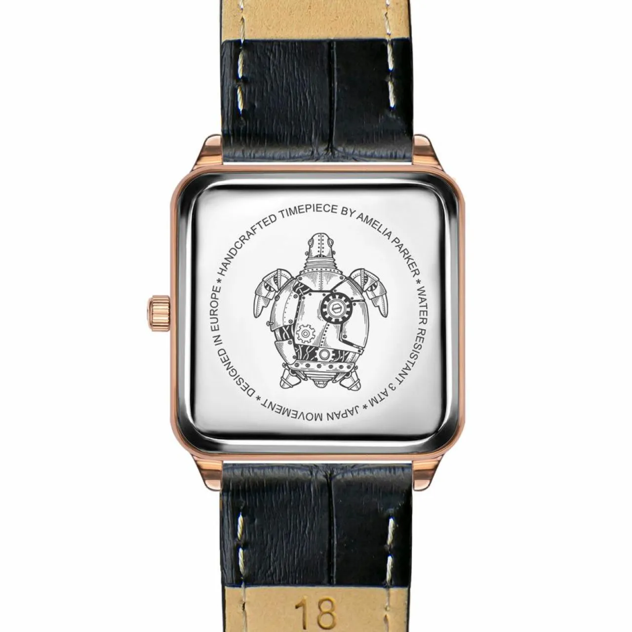 Montre Femme en Cuir Night Plaza noire