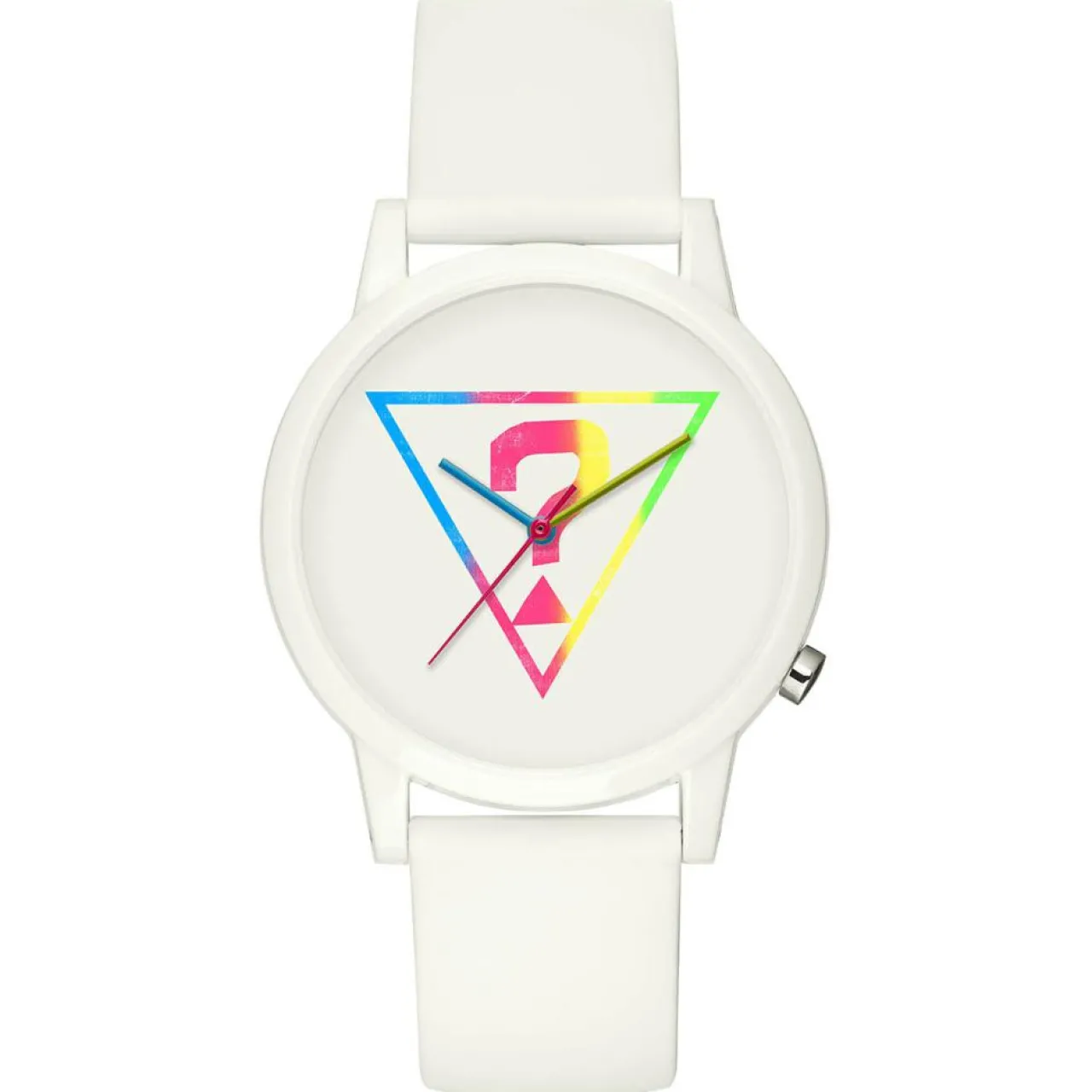 Montre Femme Hollywood en Silicone blanche