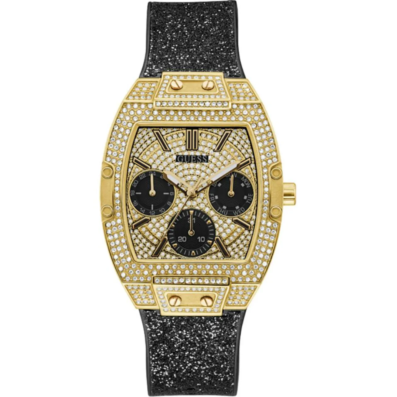 Montre Femme Raven en Cuir noire