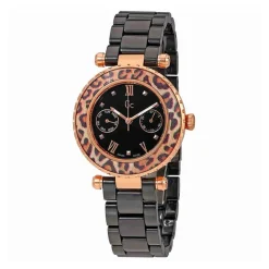 Montre Femme Sport Chic en Acier noire