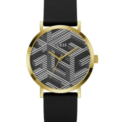 Montre Homme Bossed en Silicone noire