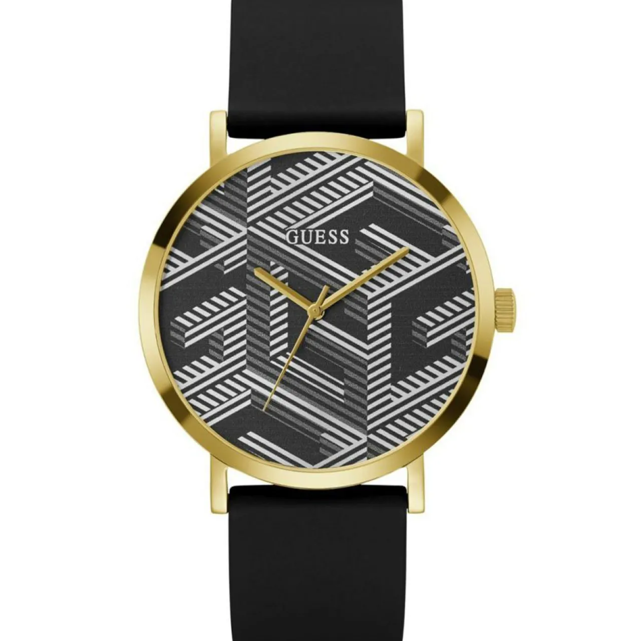 Montre Homme Bossed en Silicone noire