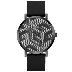 Montre Homme Bossed en Silicone noire
