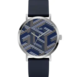 Montre Homme Bossed en Silicone bleue