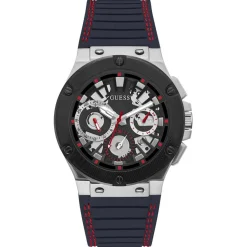 Montre Homme Circuit en Silicone noire