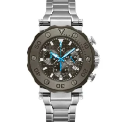 Montre Homme Diver Code Chrono en Acier inoxydable 316L argentée