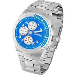 Montre Homme en Acier Chronographe argentée