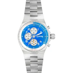 Montre Homme en Acier Chronographe argentée