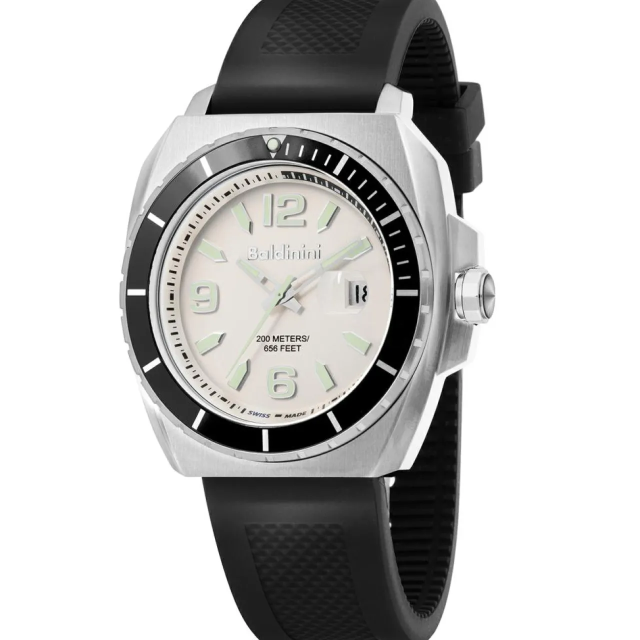 Montre Homme en Caoutchouc Acqua noire