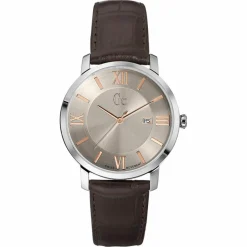 Montre Homme en Cuir marron
