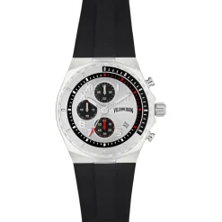 Montre Homme en Silicone Chronographe noire